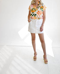 Never A Wallflower - Vicki Short Sleeve Top