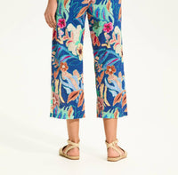 Fdj - Emmy Eyelet Pull-on Crop Wide Leg Pant