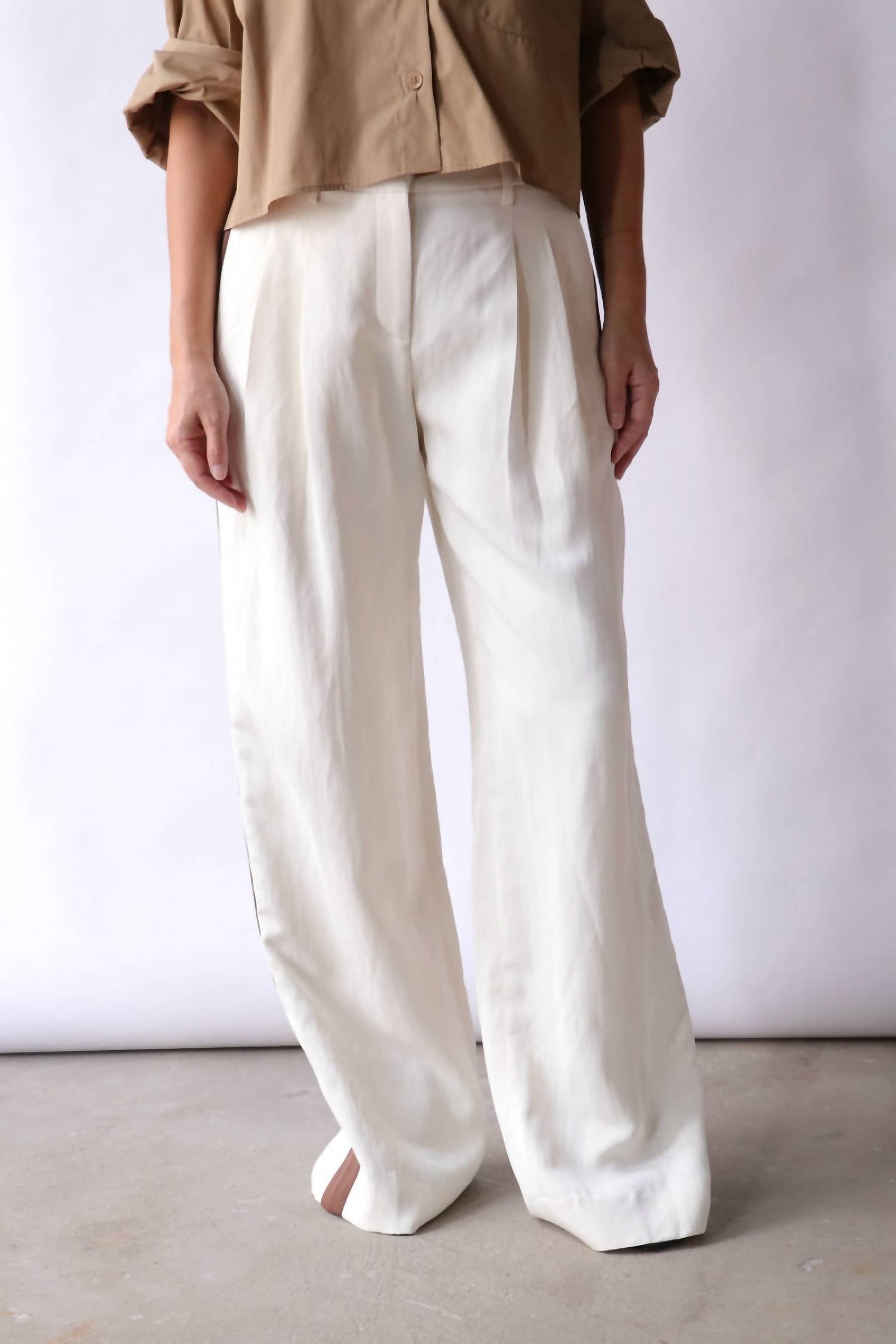 TWP Sulli Pants With Tux in bone mustang - women's pants - view 6