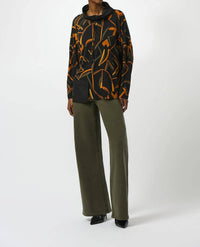 Joseph Ribkoff - Abstract Print Top With Pocket