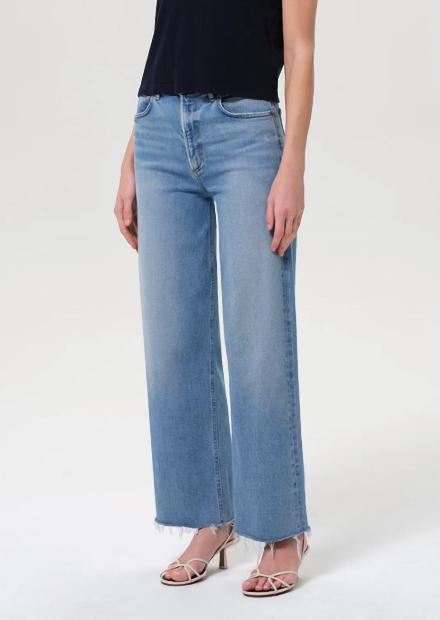 AGOLDE Ren High Rise Cropped Jean in forum - women's jeans - view 4
