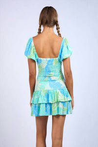 Sky To Moon - Leaf Layered Mini Dress