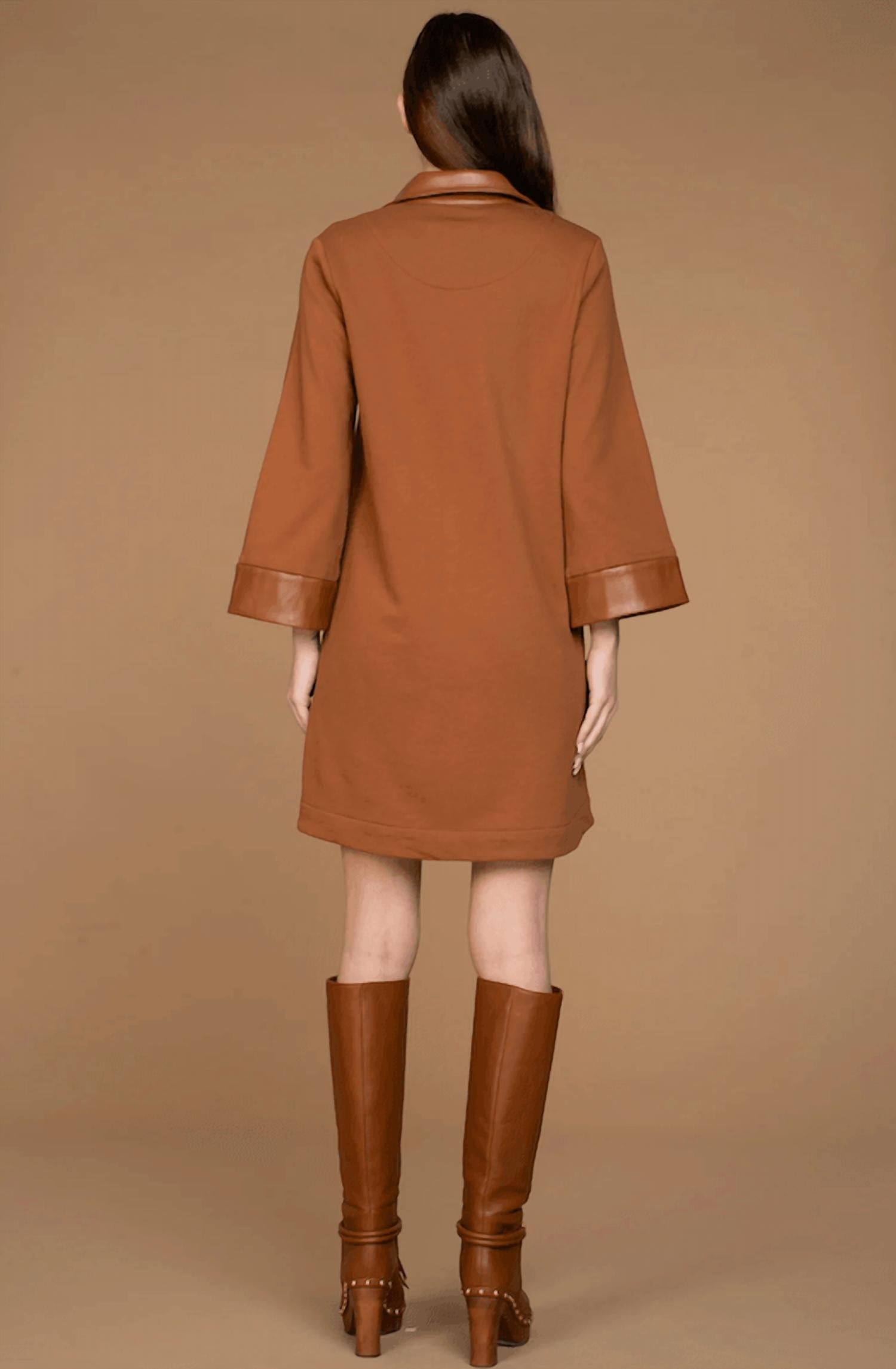 Elizabeth James The Label - Taylor V-neck Mini Dress