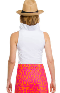 Gretchen Scott - Ruffleneck Sleeveless Top