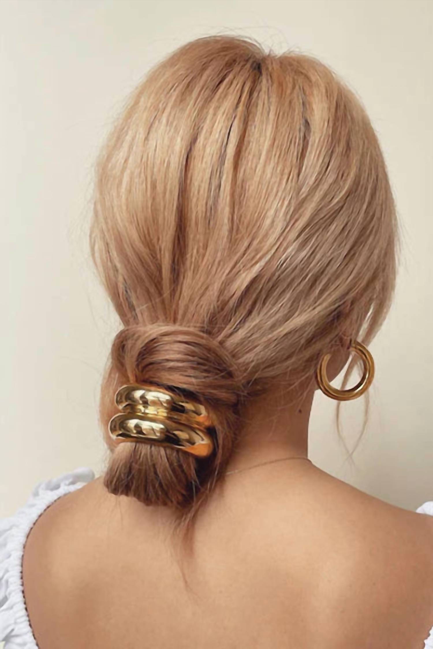 Lelet Ny - Women's Glossy Double Arch Pony Cuff
