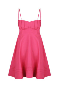 Shona Joy - JOANINE LINEN CORDED CIRCLE MINI DRESS