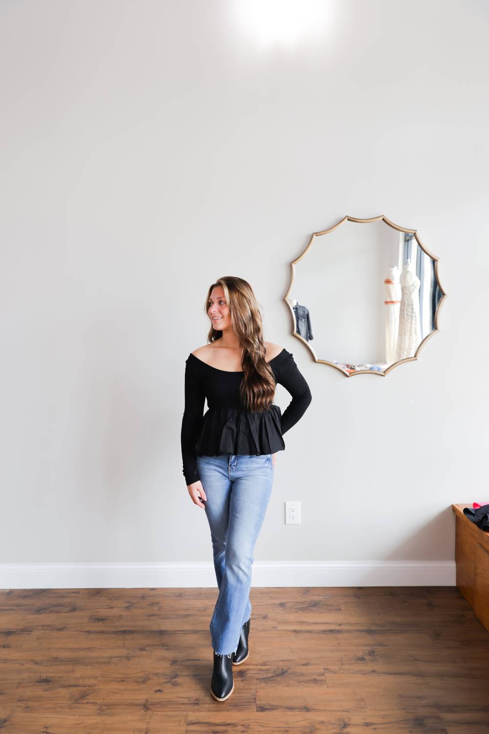Mable - Bubble Hem Top