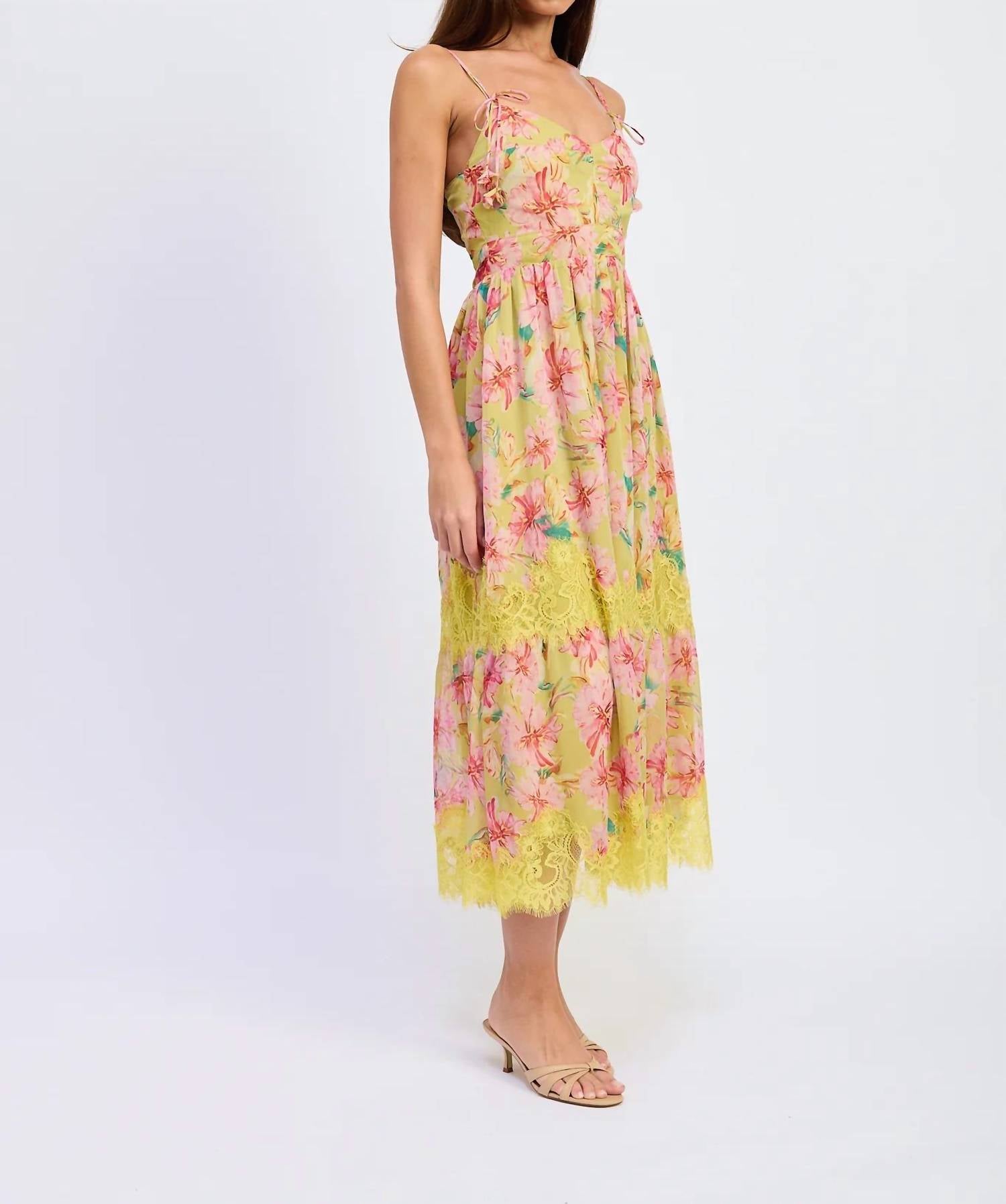 En Saison - Eva Floral Midi Dress