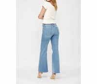 Mica Denim - Mid Rise Slight Flare Jeans