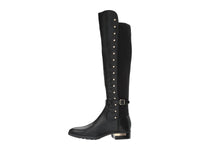 Vince Camuto - Women's Pallien Edgy Style Embellished Trim Stacked Heel Over The Knee Boots