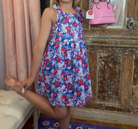Mila & Rose - Freedom Flowers Ruffle Cross Back Dress