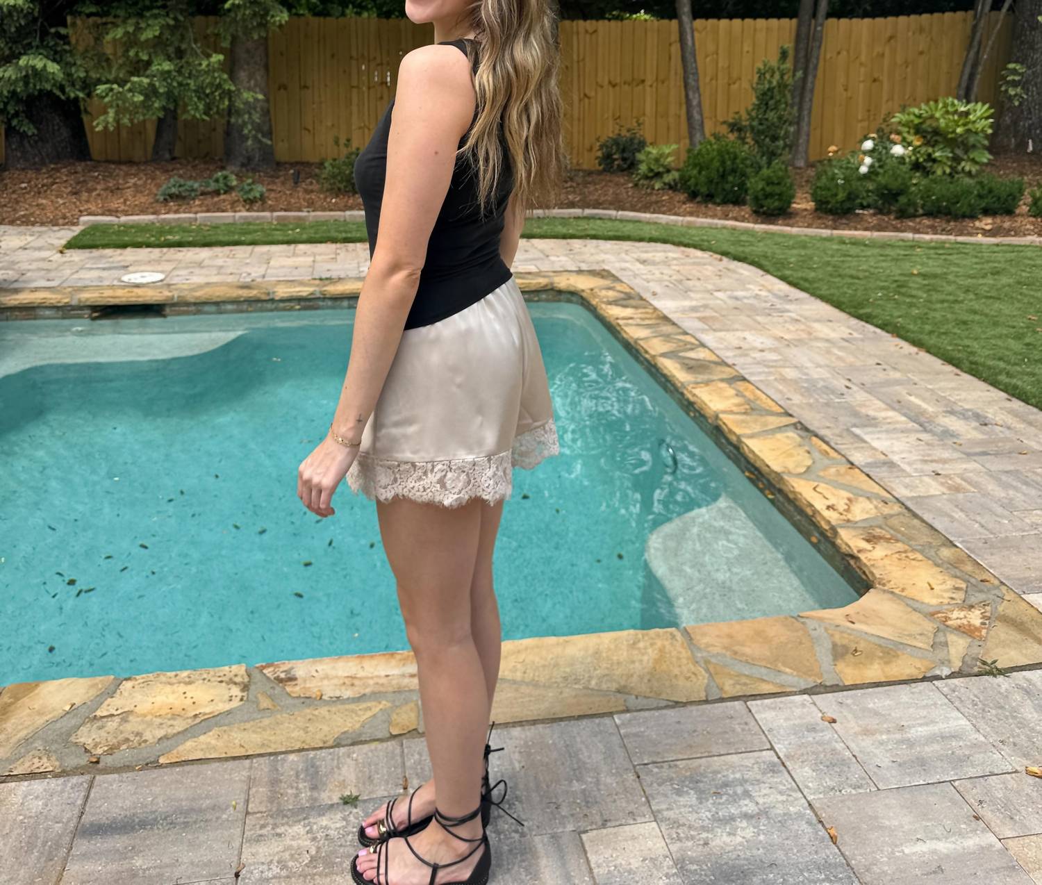 Emory Park - Margot Lace Trim Shorts