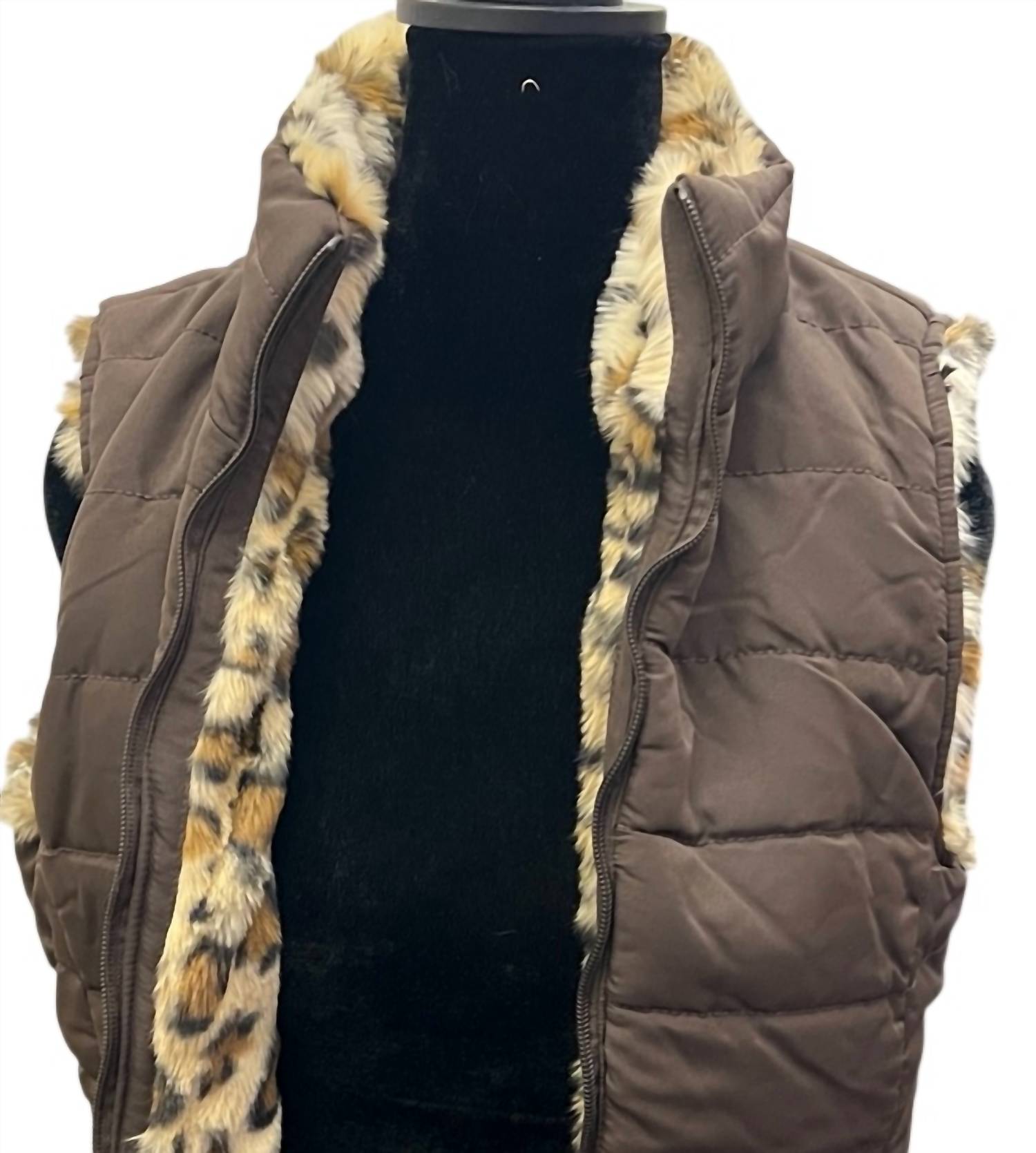 Keren Hart - Women's Leopard Reversible Vest