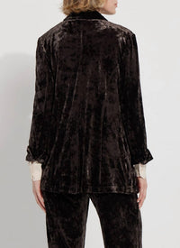 Lysse - Shay Crushed Velvet Suit Blazer