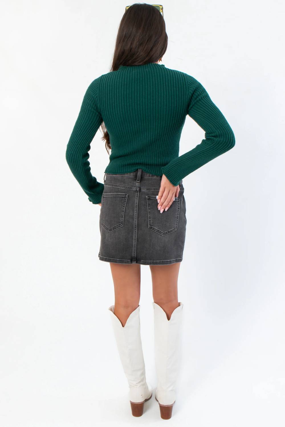 Hyfve - Taylor Ribbed Long Sleeve Top