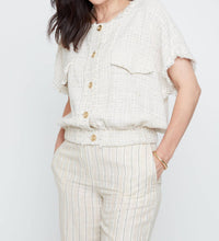 Renuar Ready Now Vest in oyster - women's blouse - view 4