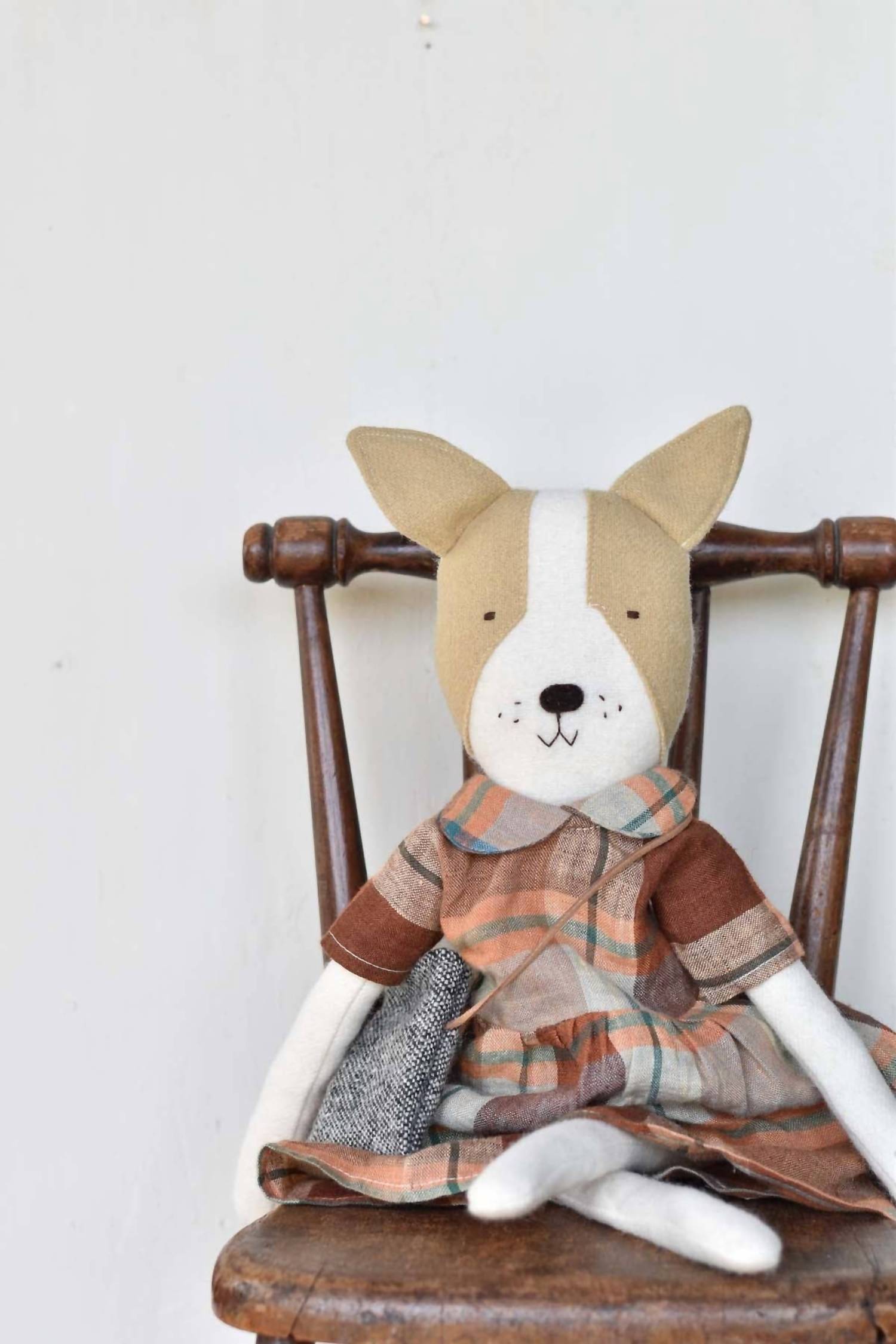 Woolgrass Farm - Fig The Frenchie Dog With Orchard Gather Dress