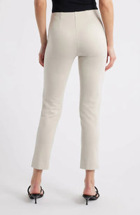 Apny - Pull On Ponte Pant With Split Hem