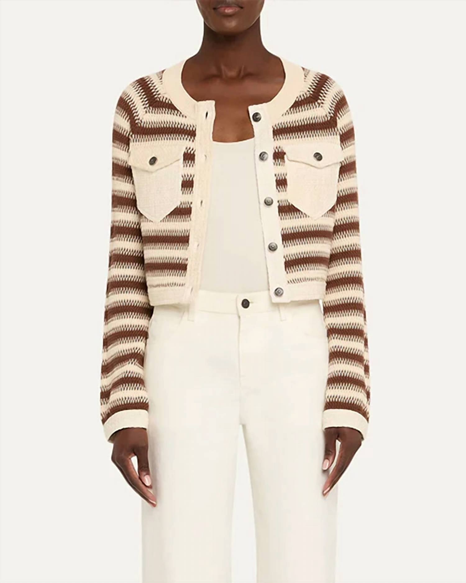 Cinq A Sept - Suki Raglan Combo Cardigan