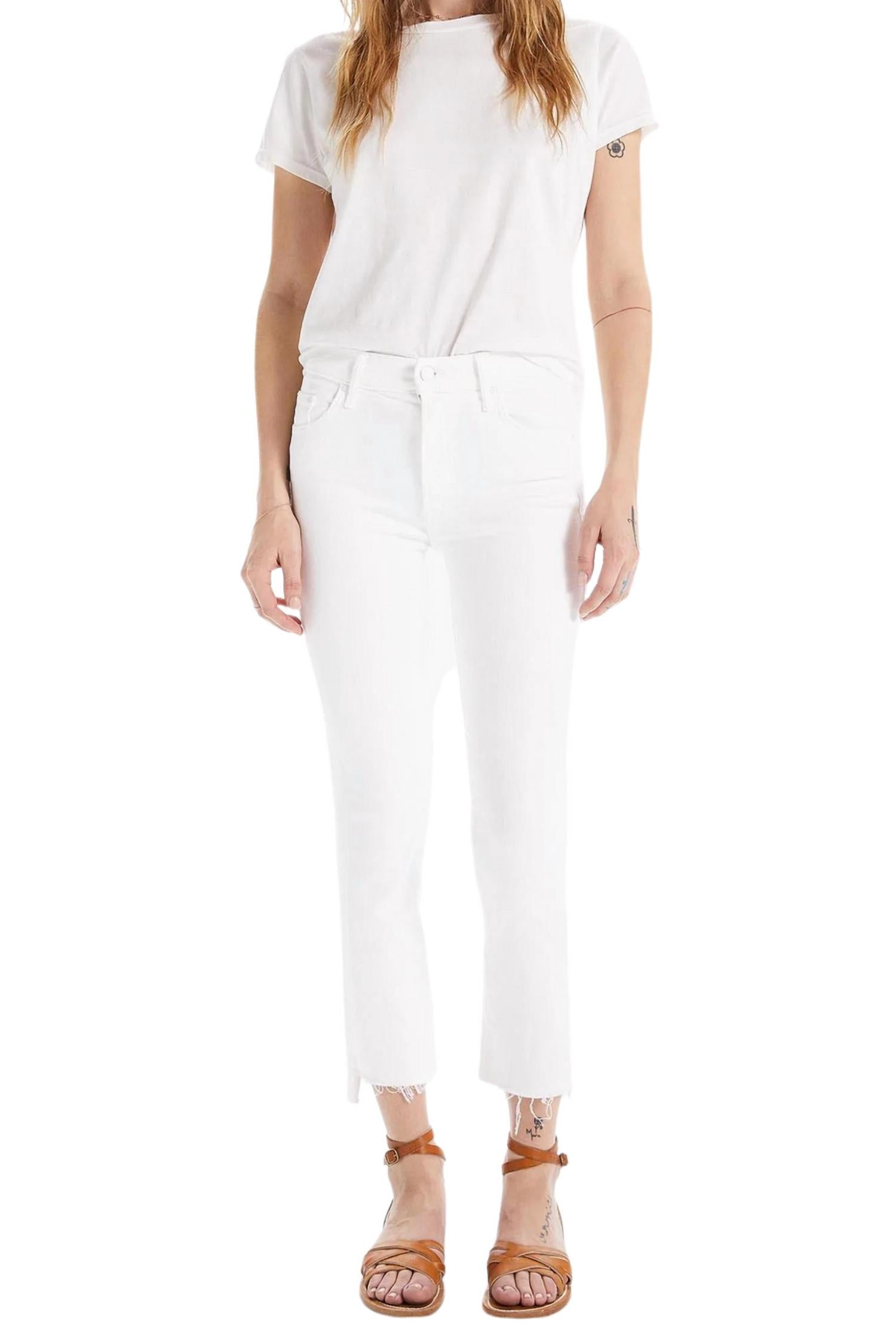 Mother - Insider Crop Step Fray Jeans