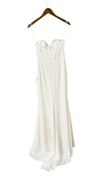 Lulus - Women's Strapless Corset Mermaid Wedding Dress