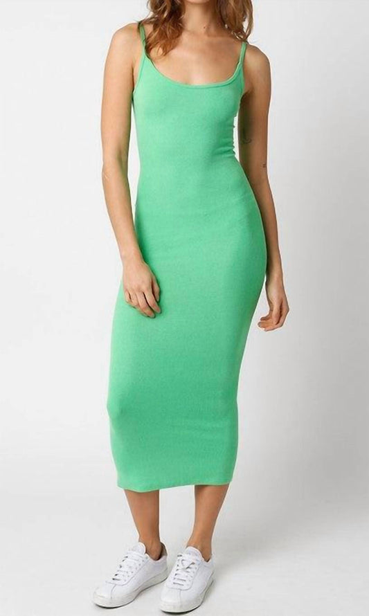 Olivaceous - Lana Fitted Midi Dress