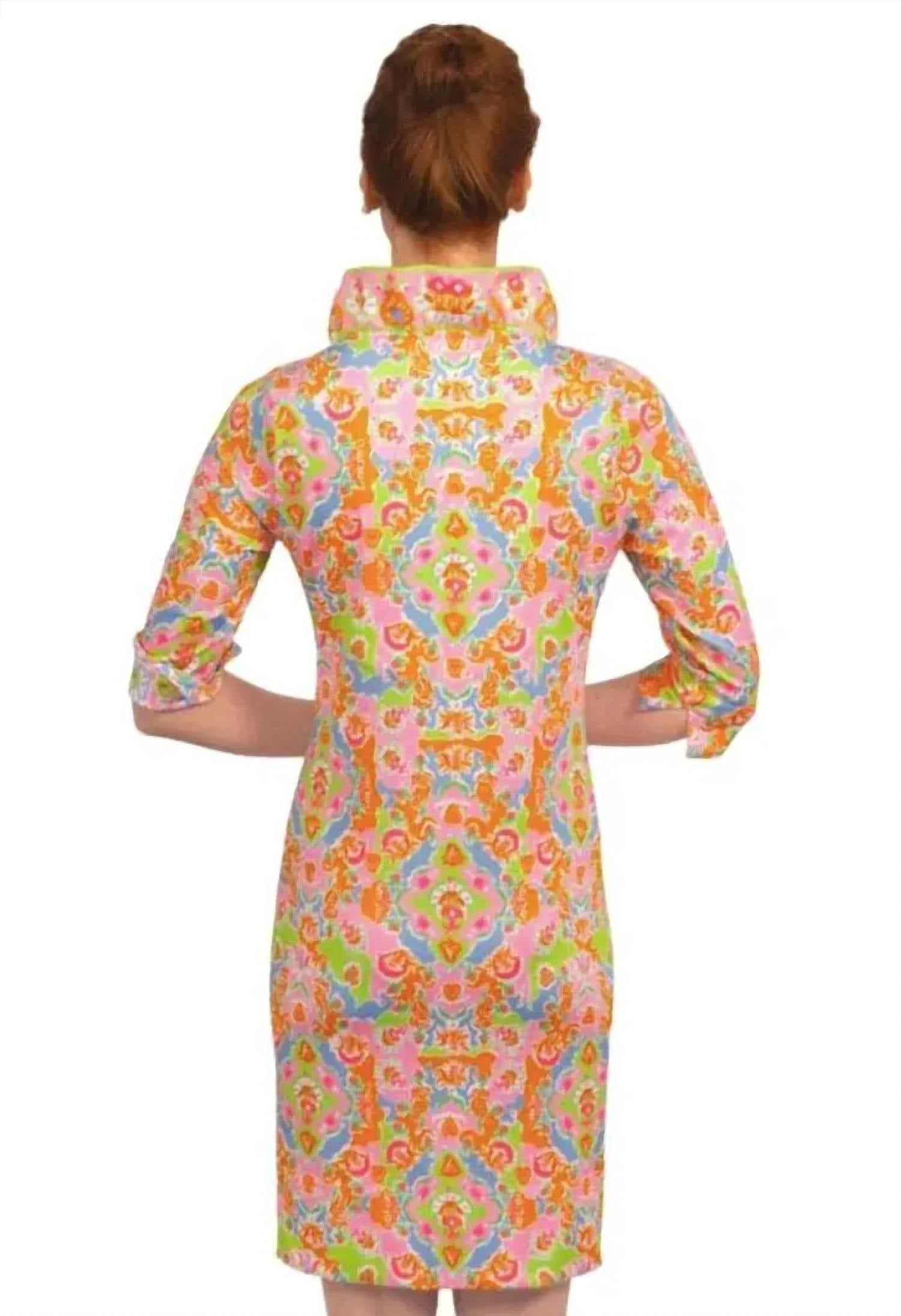 Gretchen Scott - Wattleau Ruffle Neck Dress