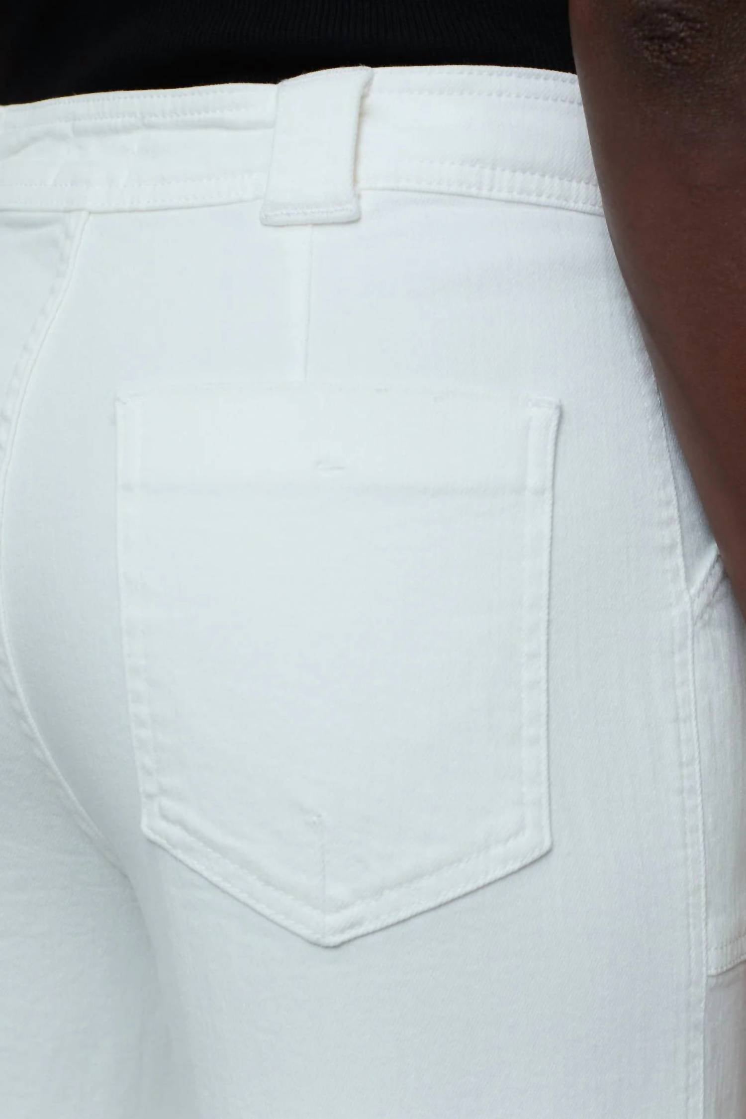CLOSED Aria High Rise Denim Jeans in white - women's jeans - view 4