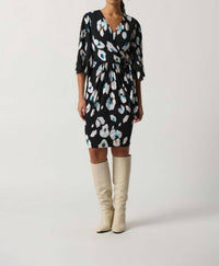 Joseph Ribkoff - Animal Print 3/4 Sleeve Sheath Dress