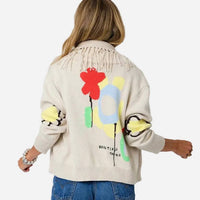 Kerri Rosenthal - Fringe Shawl Collar Cardigan