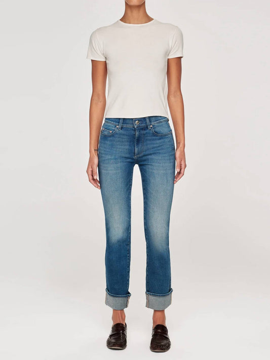 Dl1961 - Women'S - Mara Straight Mid Rise Cuff Jean