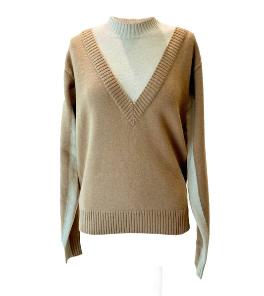 Rabanne - Two-Tone Layered Sweater