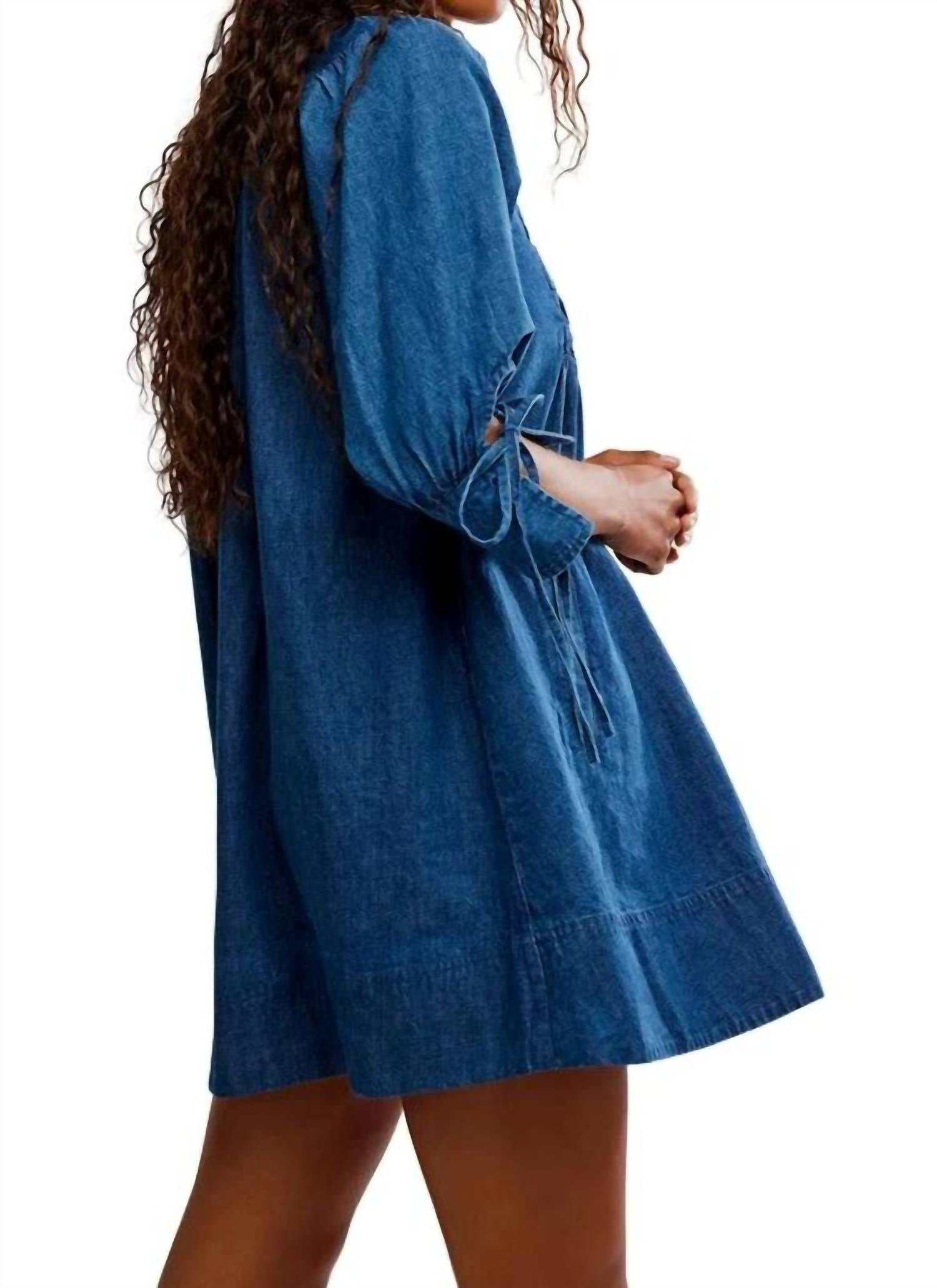Free People - Sonora Denim Mini Dress