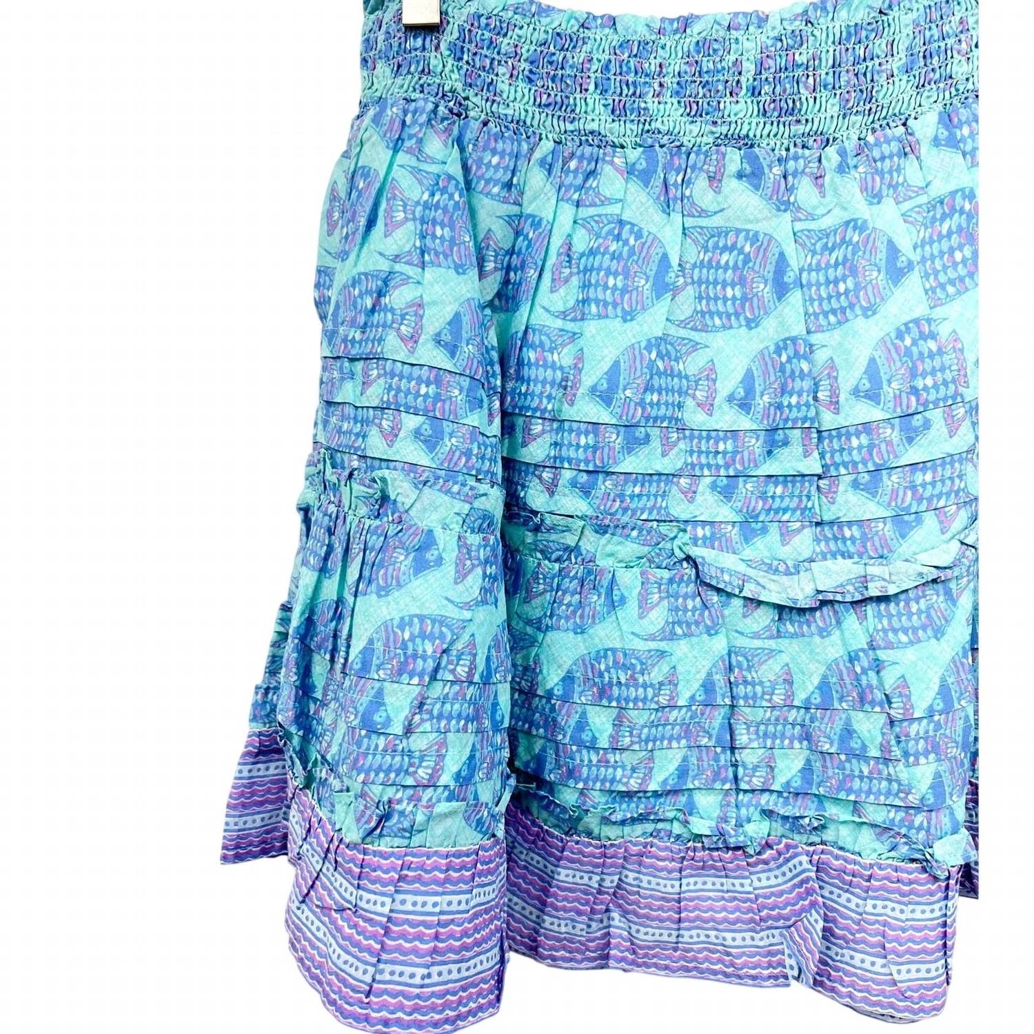 Vineyard Vines - Tang Fish Smocked Skirt
