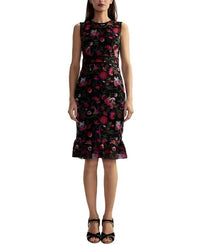 Cynthia Rowley - Embroidered Sleeveless Midi Dress
