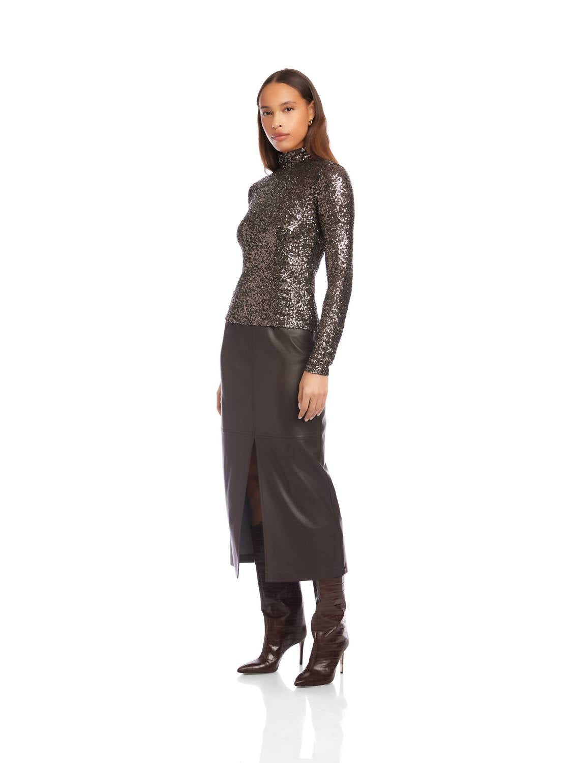 Fifteen Twenty - Mara Mock Neck Top
