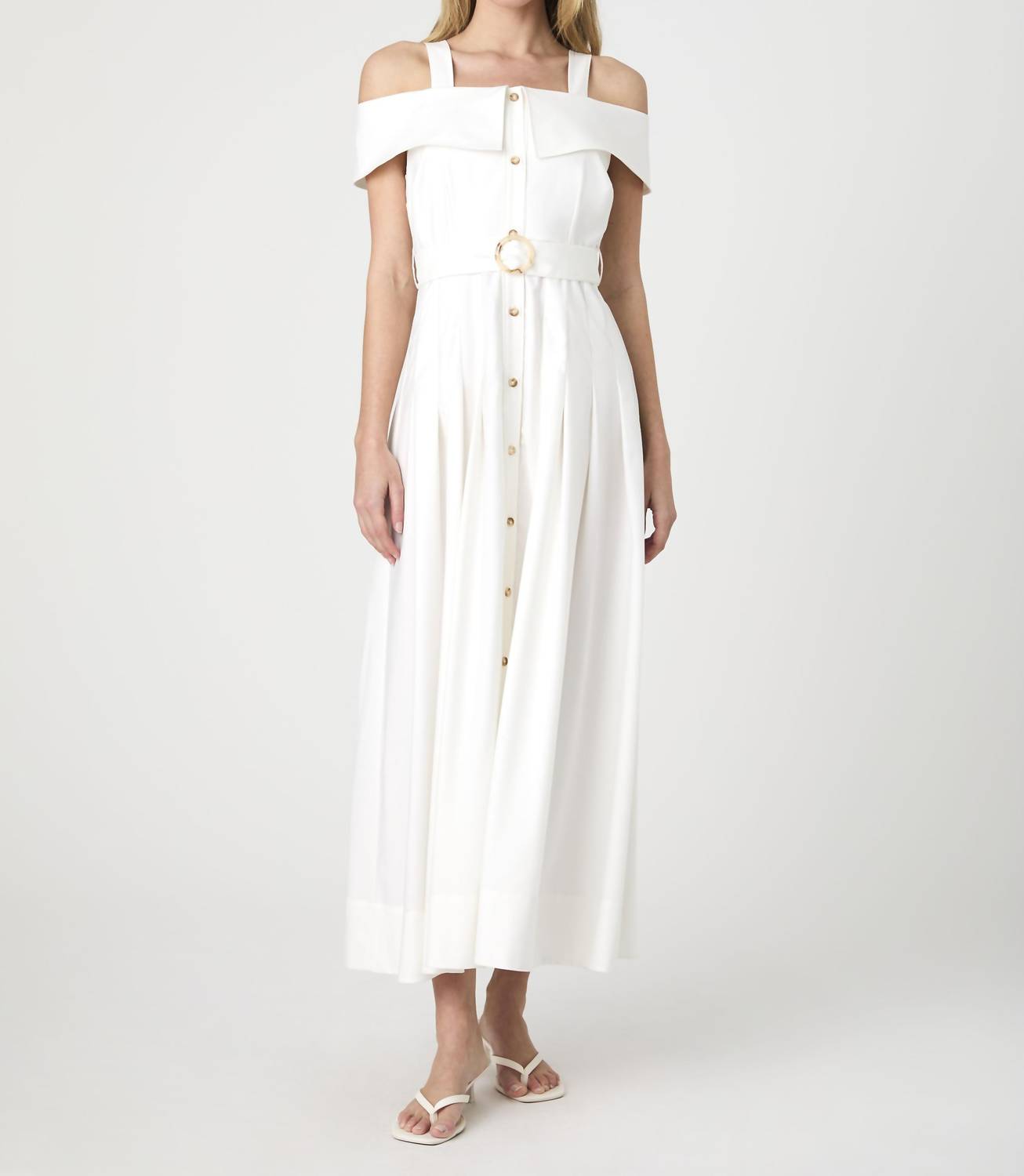 French Connection - Fluid Rayon Midi Dress