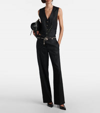 Isabel Marant - The Nikki Pinstriped Vest