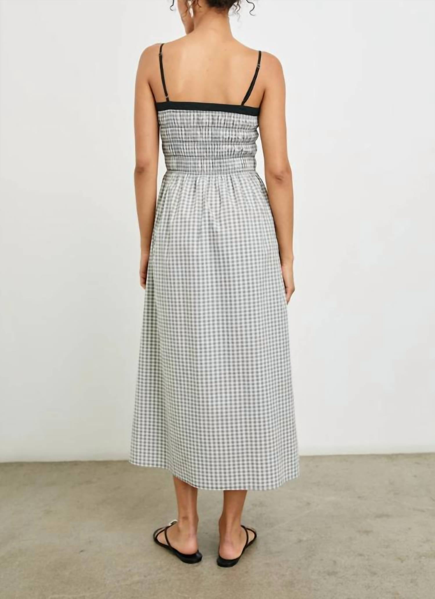 Rails - Primrose Black Trim Neckline Midi Dress