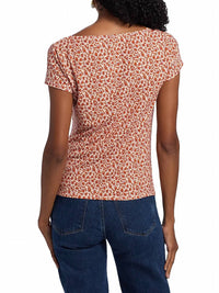 Reformation - Bardot Floral Square Neck Top