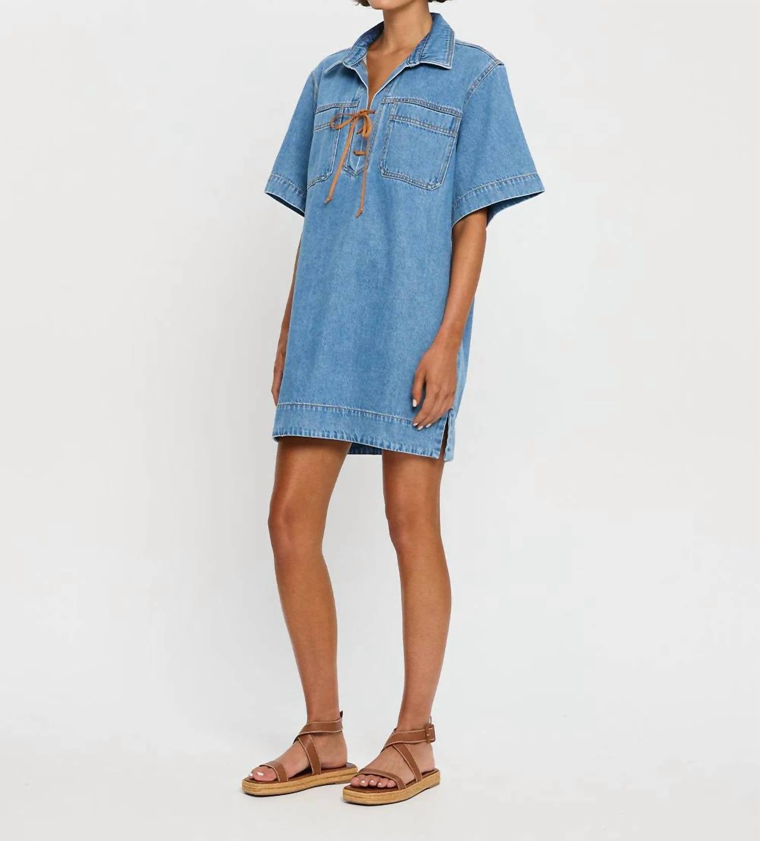 Kivari - Evie Denim Mini Dress