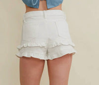 Cloud Ten - The Alexis Ruffled Short
