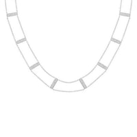 Diana M Jewels - 0.71 Cts Diamond Ladder Choker Necklace