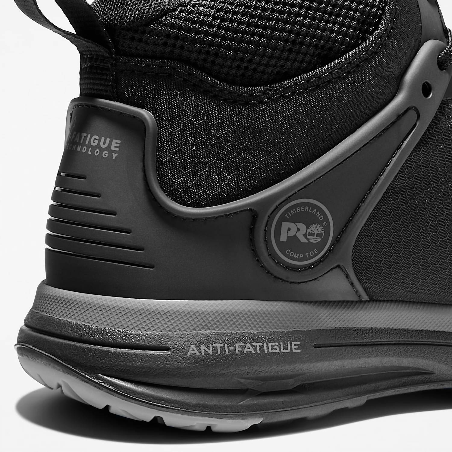 Timberland Men's Drivetrain Mid Composite Safety Toe Work Shoes in black - men's shoe - view 5