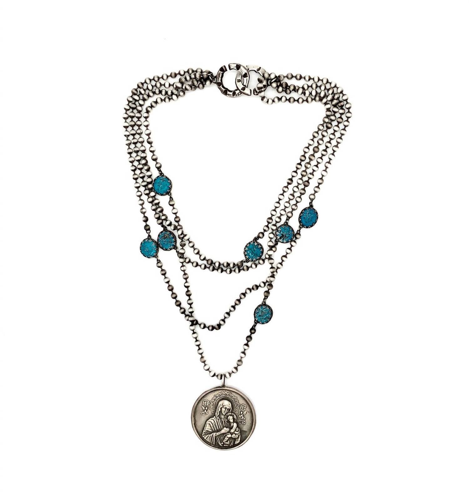 Love Token - Women's Madonna 5 Strand Necklace
