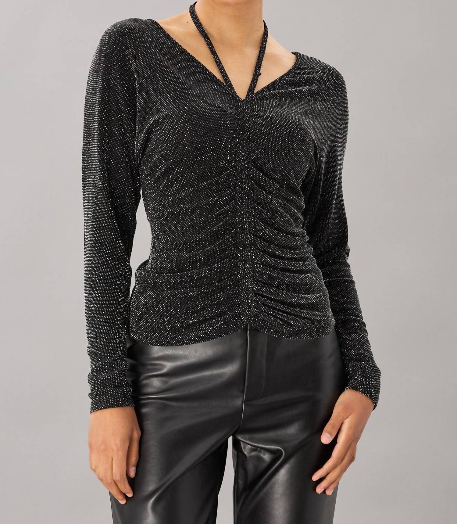 Lola & Sophie - Shimmer Scrunch Top