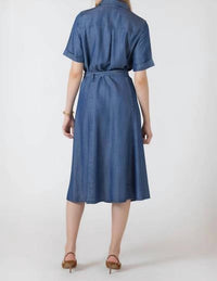 Dex Clothing - Belted Utility Midi Dress