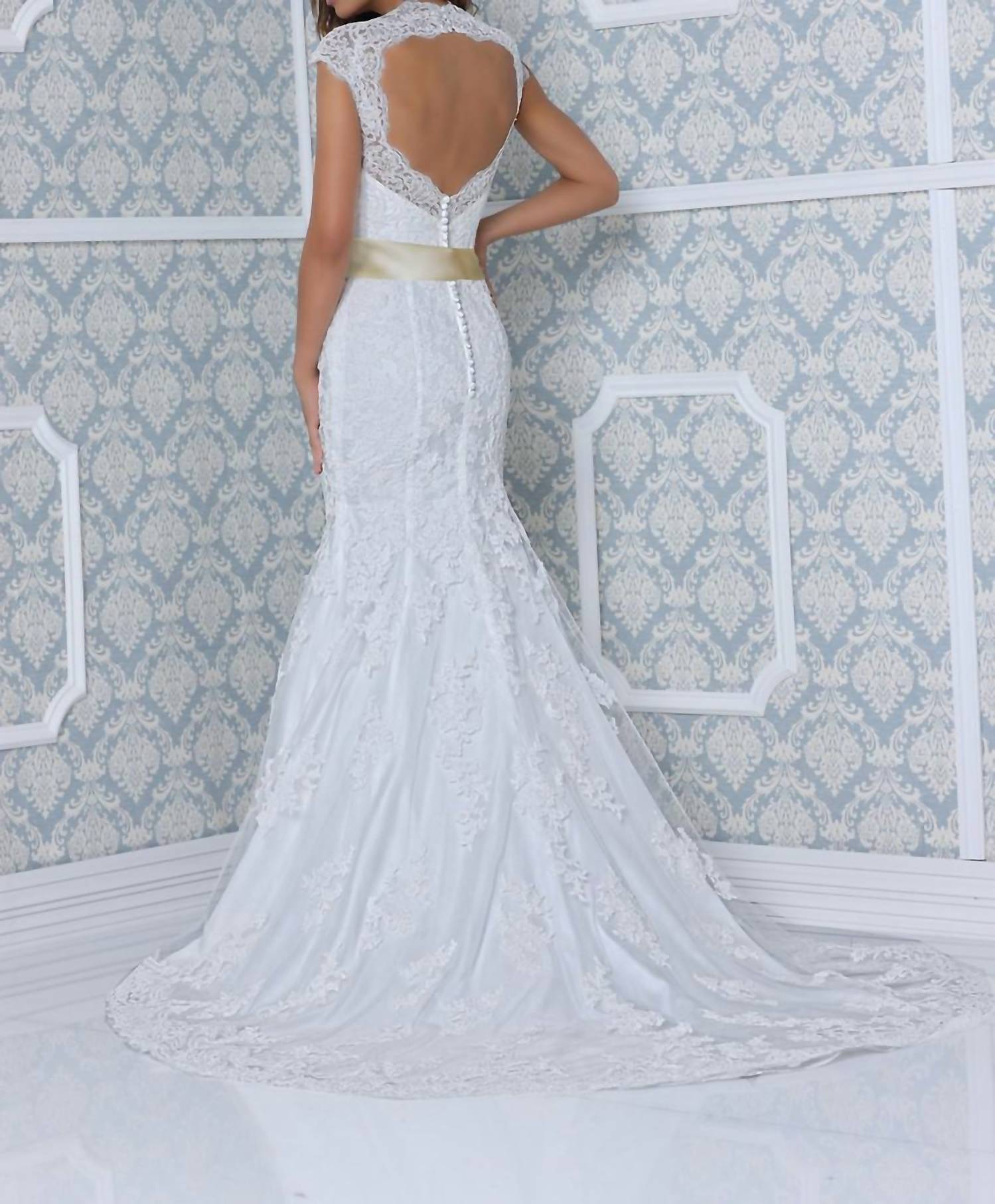 Impression Bridal - Lace Sheath Bridal Dress