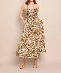 Cara Cara - Alba Spaghetti Strap Midi Dress