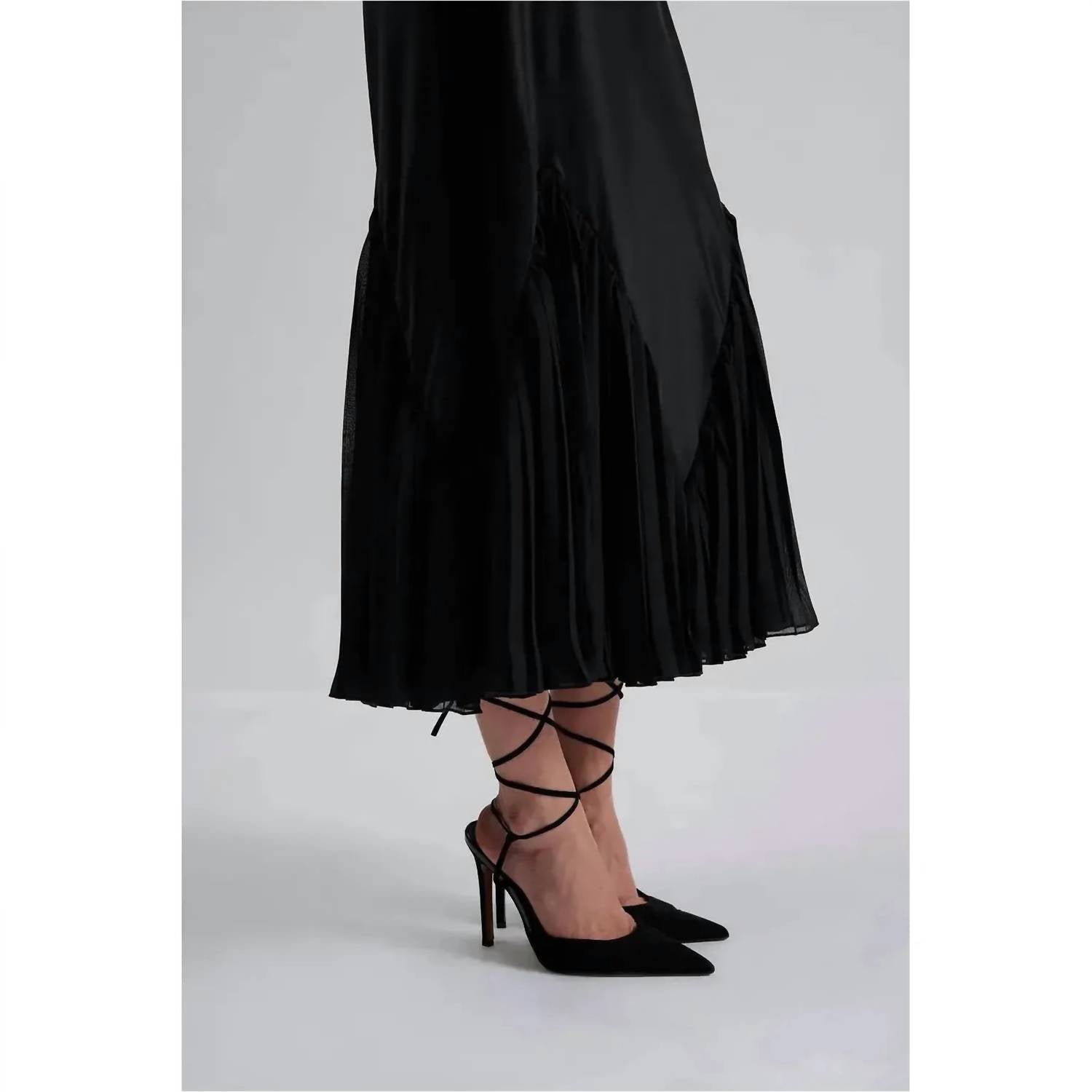 Malina - Women's Penelope Frill Detailed Midi Skirt
